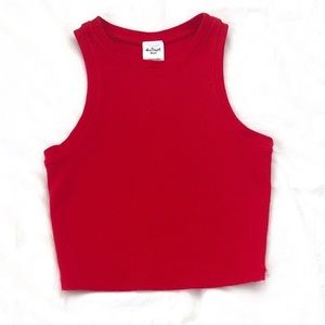 Red tank top size small